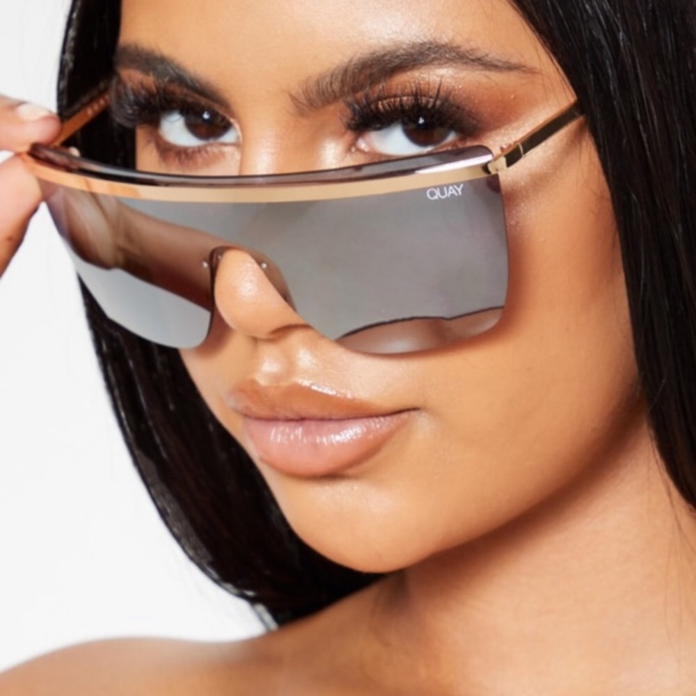 QUAY AUSTRALIA x JLO Get Right Shield Sunglasses